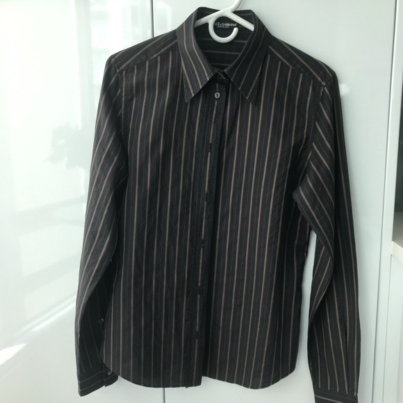 Dolce and Gabbana striped button up shirt - Picture 2 of 6
